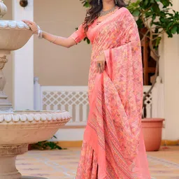 Anouk Geometric Printed Woven Design Saree-picture-20
