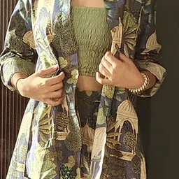 The Quince Life Mughal Garden Shorts Set image 3