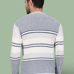 GRACIT Men Striped Woollen Pullover image 3
