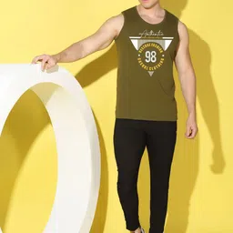 WOOSTRO Pack of 2 Printed Combed Cotton Innerwear Vests with Intelliease Technology image 3