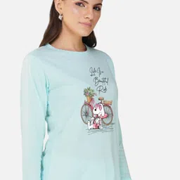 Metronaut Women 2 Printed Bio Finish Applique T-shirt image 3