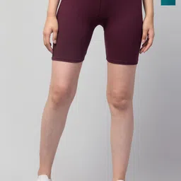 DRAXSTAR Women Pack of 2 Skinny Fit Low-Rise Cycling Sports Shorts-picture-41