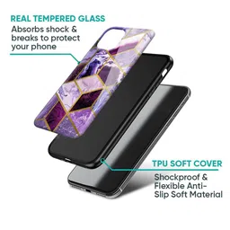 QRIOH Geometric Printed Sleek & Lightweight Silicone OnePlus Nord 2T 5G Glass Back Case image 5