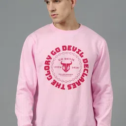 GO DEVIL Men Printed Sweatshirt image 1