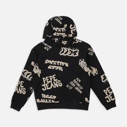 Pepe Jeans Boys Graphic Printed Hooded Cotton Pullover Sweatshirt-picture-13