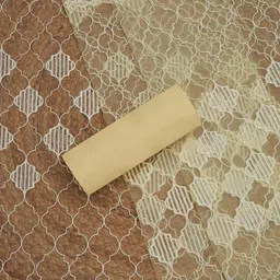 Soch Floral Embroidered Thread Work Chanderi Unstitched Dress Material image 2