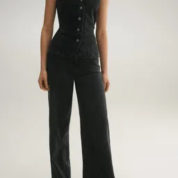 MANGO Women Wide Leg High-Rise Jeans-picture-34