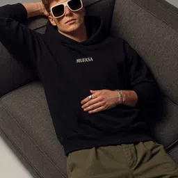 DAMN GUD DG Men Printed Hooded Sweatshirt image 5