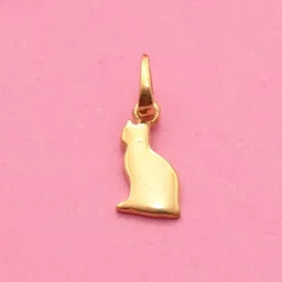 925 SILLER 925 Silver Gold-plated Cat Shaped Pendant-picture-39