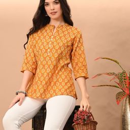 Anouk Rustic Women Paisley Print Pure Cotton Kurti-picture-21