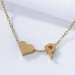 Estailo fashion Gold-Plated Heart Shaped Necklace-picture-29