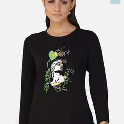 Metronaut Women 2 Printed Bio Finish Applique T-shirt-picture-48