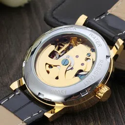 FORSINING Women Dial & Leather Straps Analogue Motion Powered Watch TWW_WRL8048M3G6 image 4