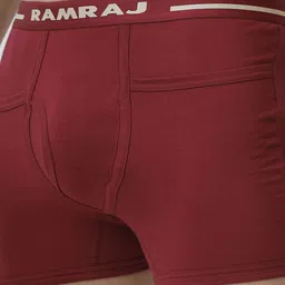 Ramraj Pack Of 4 Cotton Short Trunks TARGET_BKGMCYNY-4P image 3