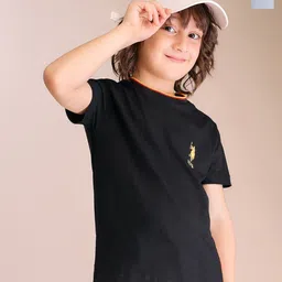 U.S. Polo Assn. Kids Boys Pack OF 2 Round Neck Cotton T-Shirts-picture-42