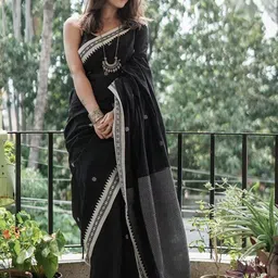 KALINI Ethnic Motifs Woven Design  Banarasi Saree-picture-21