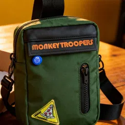 MONKEY TROOPERS Sling Bag with Applique-image-25