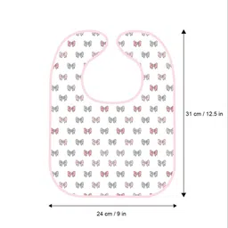The White Cradle  Infant Pack Of 2 Printed Bibs image 5