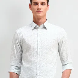 Arrow New York Men Manhattan Spread Collar Geometric Printed Cotton Slim Fit Casual Shirt-picture-41