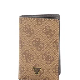 GUESS Men Geometric Printed Leather Two Fold Wallet-image-70