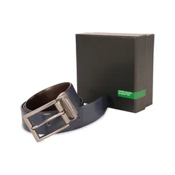 United Colors of Benetton Men Leather Reversible Belt-image-49