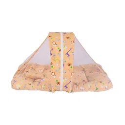 ADORE STUFF Infants Giraffe Printed Pure Cotton Foldable Flat Baby Bed image 4