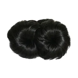 VIEWS Clip-In Wavy Bun Long Lasting Hair Extension - Black - 7 Inch image 5