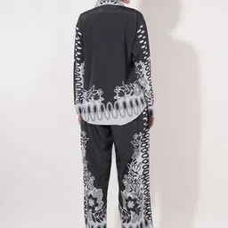 clobug Printed Shirt & Trouser Co-Ord Set image 3