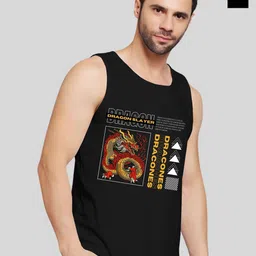 UpClothing Pack Of 2 Printed Gym Vests-picture-16