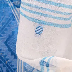 DESH BIDESH Women Woven Design Pure Cotton Jamdani Saree image 2