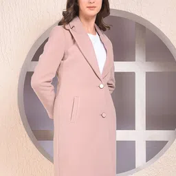 Crimsoune Club Women Single-Breasted Notched Collar Long Sleeve Pea Coats-picture-32