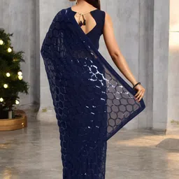 KIMISHA Embellished Sequinned Saree image 2