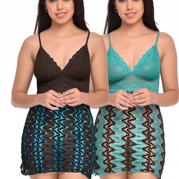 Samvar Women Multi Baby Dolls-picture-42