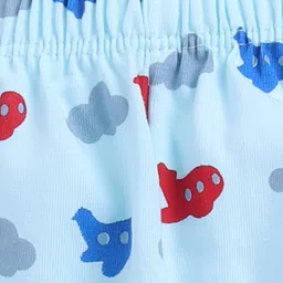 MooNKids Infants Pack Of 3 Printed Pure Cotton Low Rise Briefs R1-MK_Brief_3 pch beig ylw image 4
