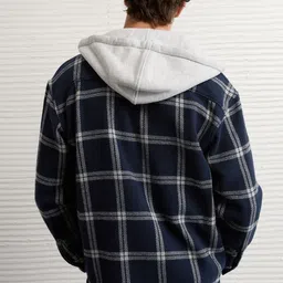 AMERICAN EAGLE OUTFITTERS Men Tartan Checks Checked Casual Shirt image 4