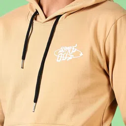 V-Mart Men Printed Hooded Sweatshirt image 3