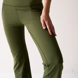 WiseLife Women Ankle Length Flared Yoga Tight image 5