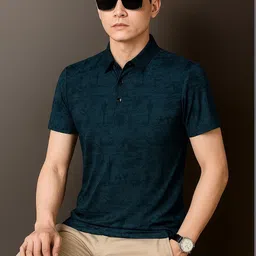 zebu Men 2 Printed Polo Collar T-shirt image 5