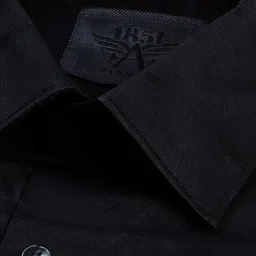 Arrow Men Classic Tailored Fit Spread Collar Textured Cotton Formal Shirt image 5