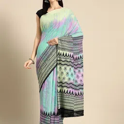 BUTA BUTI Geometric Printed Pure Cotton Sarees-picture-38