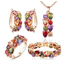 Shayna Gold-Plated Alloy Jewellery Set-picture-20
