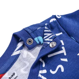 Honeyhap Boys Typography PrintedT-shirt & Joggers Night suit image 3