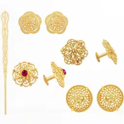 VIVASTRI Women Gold-Plated Alloy Earrings-picture-10