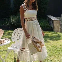 routes by all about you all about you Embroidered Fit & Flare Midi Dress-picture-21