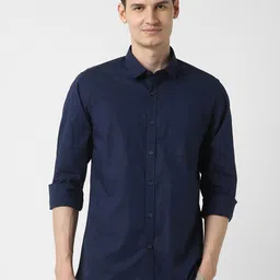 Peter England Casuals Spread Collar Slim Fit Casual Shirt-image-39