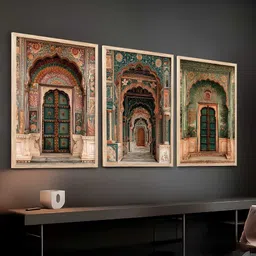 WALLLANE Multicoloured Wood Other Wall Paintings image 5