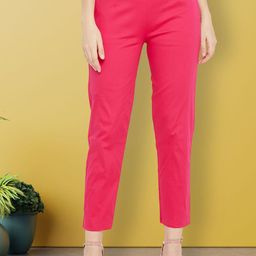 all about you Women Smart Regular Fit Trousers-picture-6