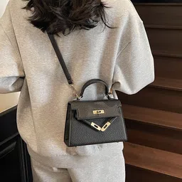 CORSICA Textured PU Structured Handheld Bag image 3