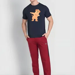 SZN Men Graphic Printed Round Neck Cotton T-shirt-picture-31