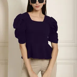 Metronaut Pack Of 2 Women Solid Regular Top image 3